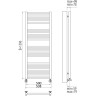 Полотенцесушитель водяной TERMINUS АЛЬБА П22 500x1396 4620768886560
