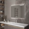 Зеркало с LED подсветкой TERMINUS СОРЕНТО 700*600 slim quick touch 06M70x60B